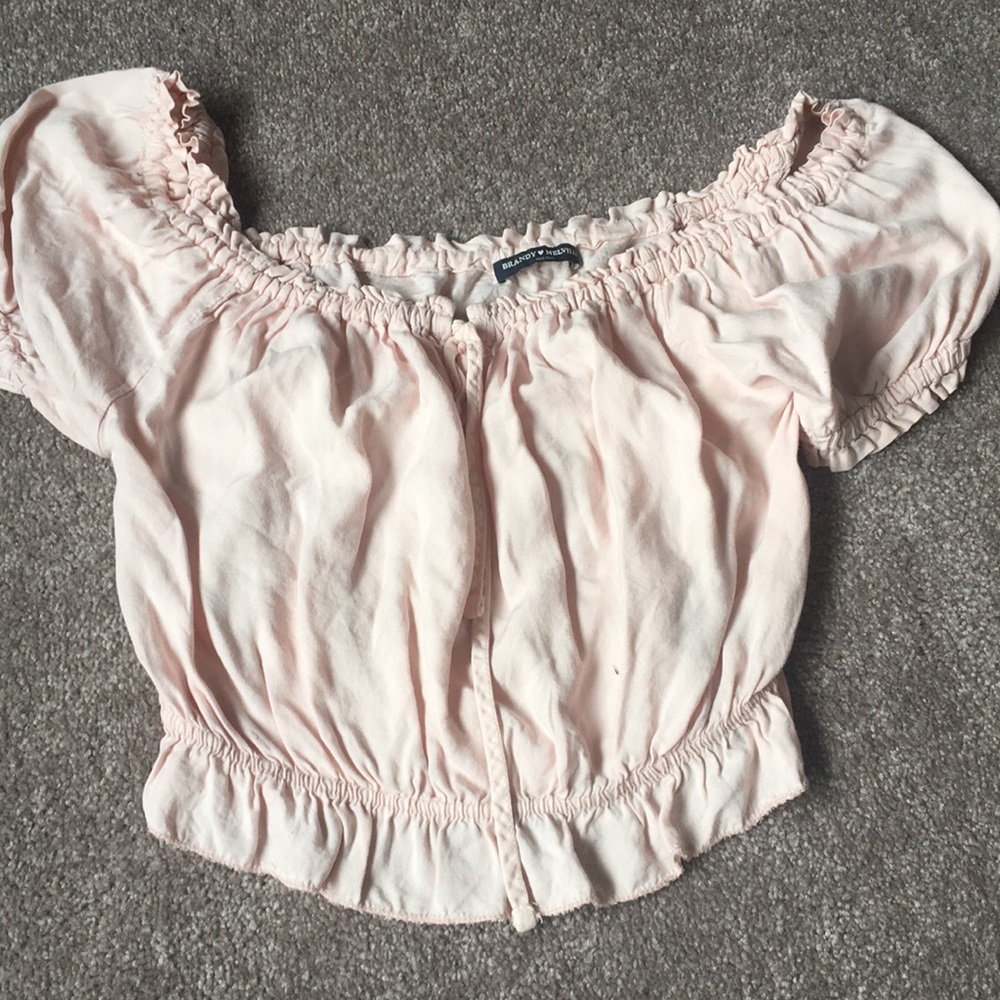 NWOT off the shoulder crop top